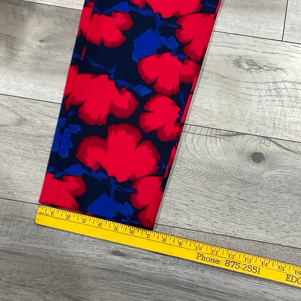 Banana republic Ryan floral print pants size 10p - Picture 4 of 7